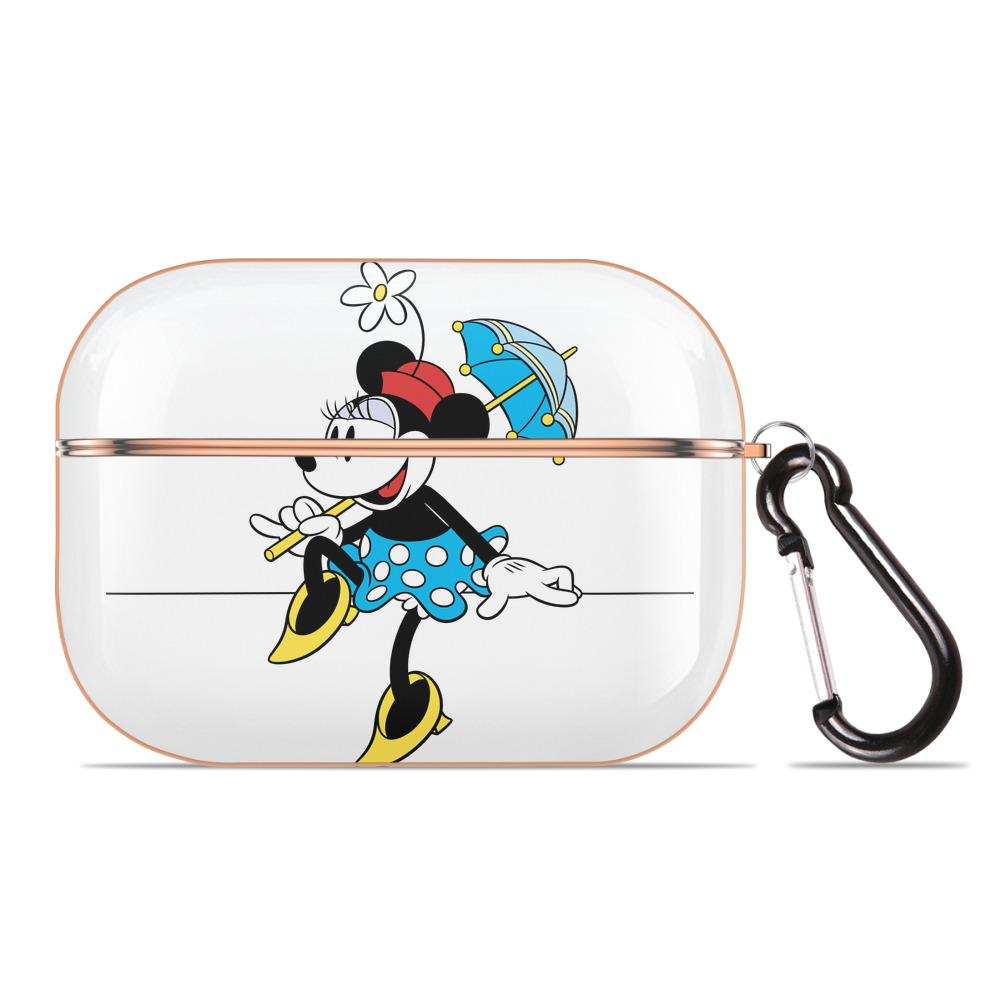 （画像用） ミッキーマウス Mickey Mouse 【AirPods Pro用】ハードシェル保護ケース｜耐衝撃・防指紋・カラビナ付き商品仕様