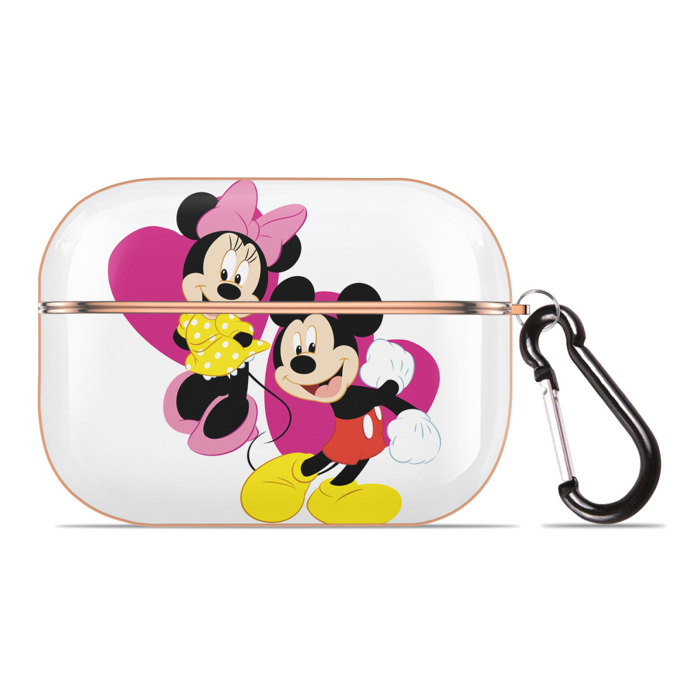 （画像用） ミッキーマウス Mickey Mouse 【AirPods Pro用】ハードシェル保護ケース｜耐衝撃・防指紋・カラビナ付き商品仕様