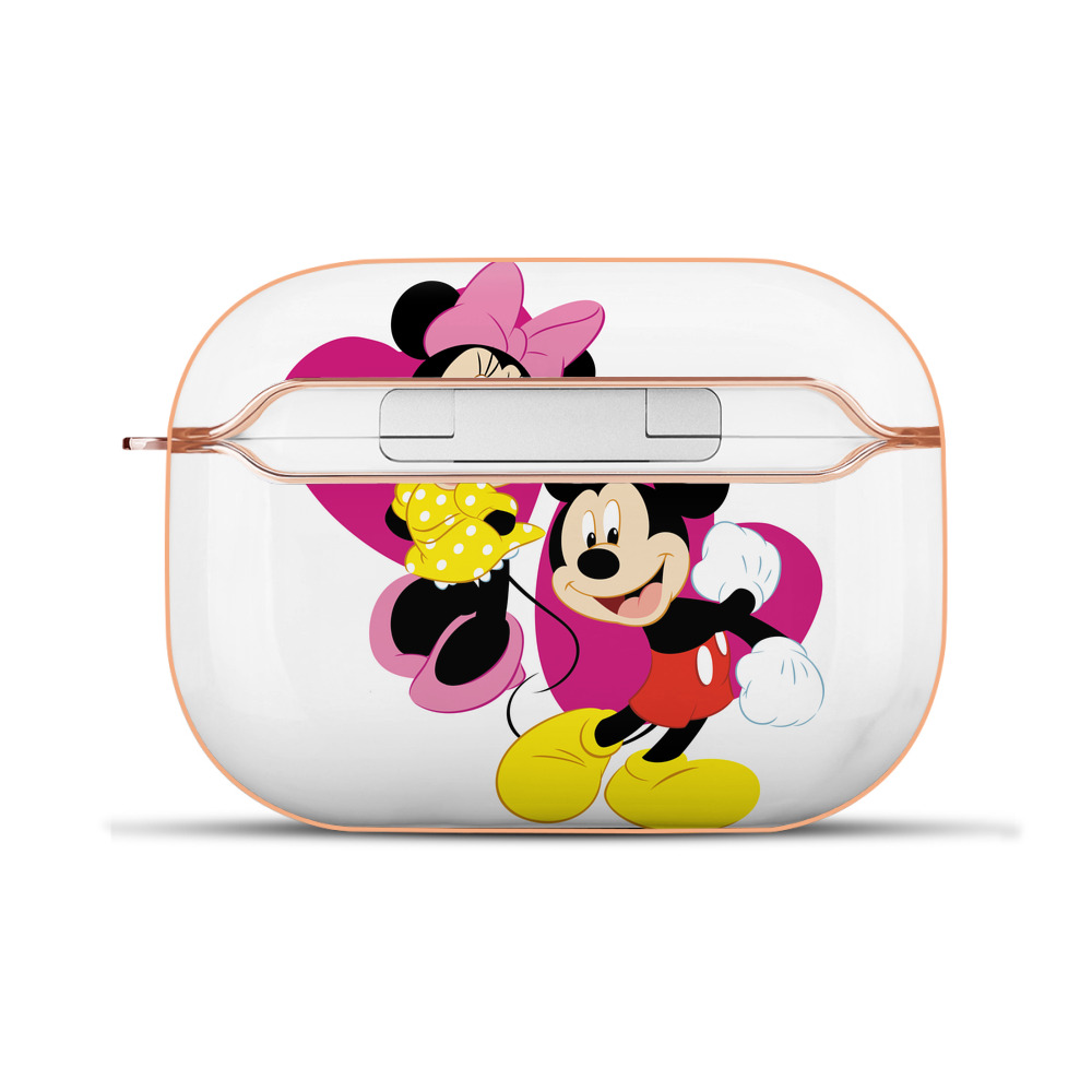 （画像用） ミッキーマウス Mickey Mouse 【AirPods Pro用】ハードシェル保護ケース｜耐衝撃・防指紋・カラビナ付き商品仕様