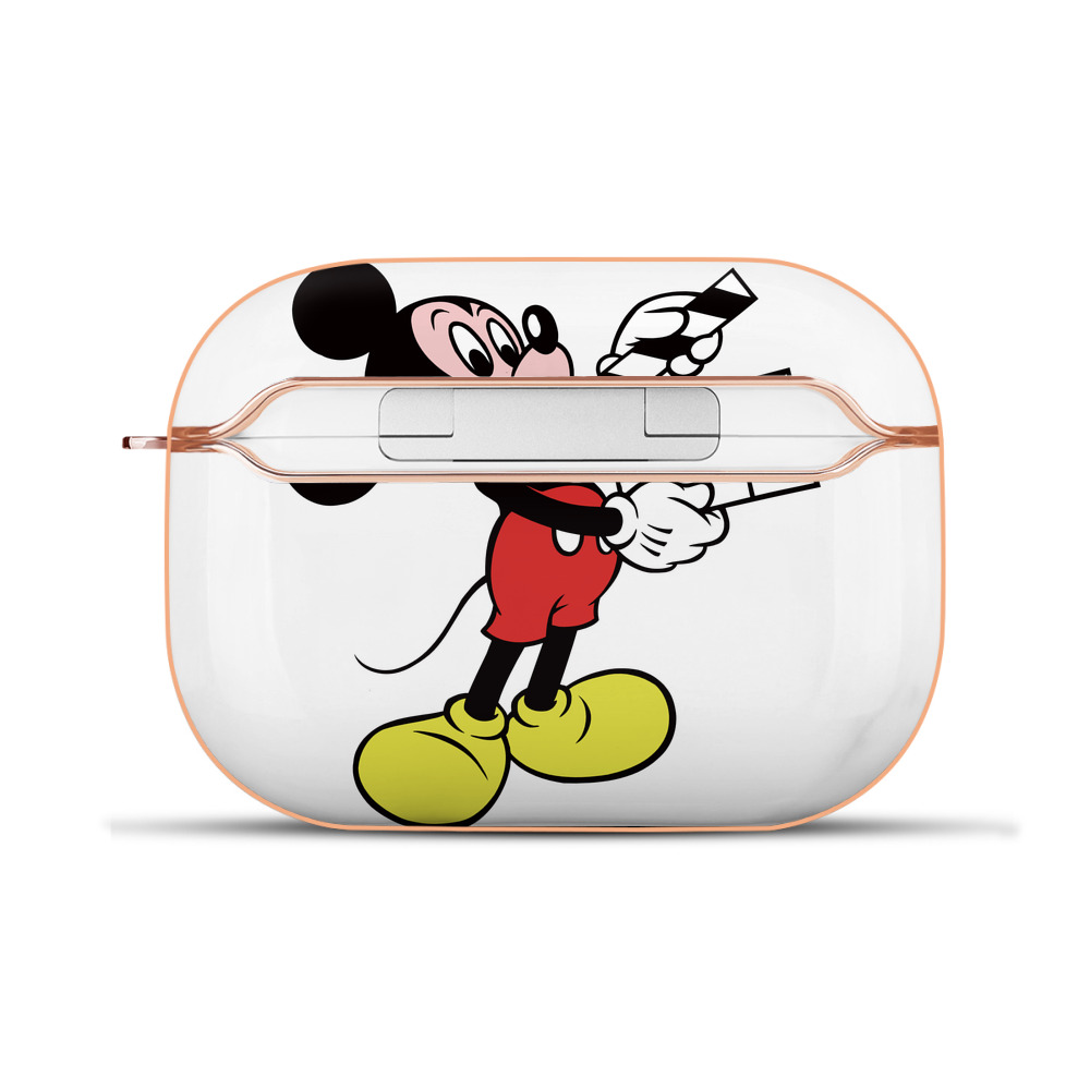 （画像用） ミッキーマウス Mickey Mouse 【AirPods Pro用】ハードシェル保護ケース｜耐衝撃・防指紋・カラビナ付き商品仕様