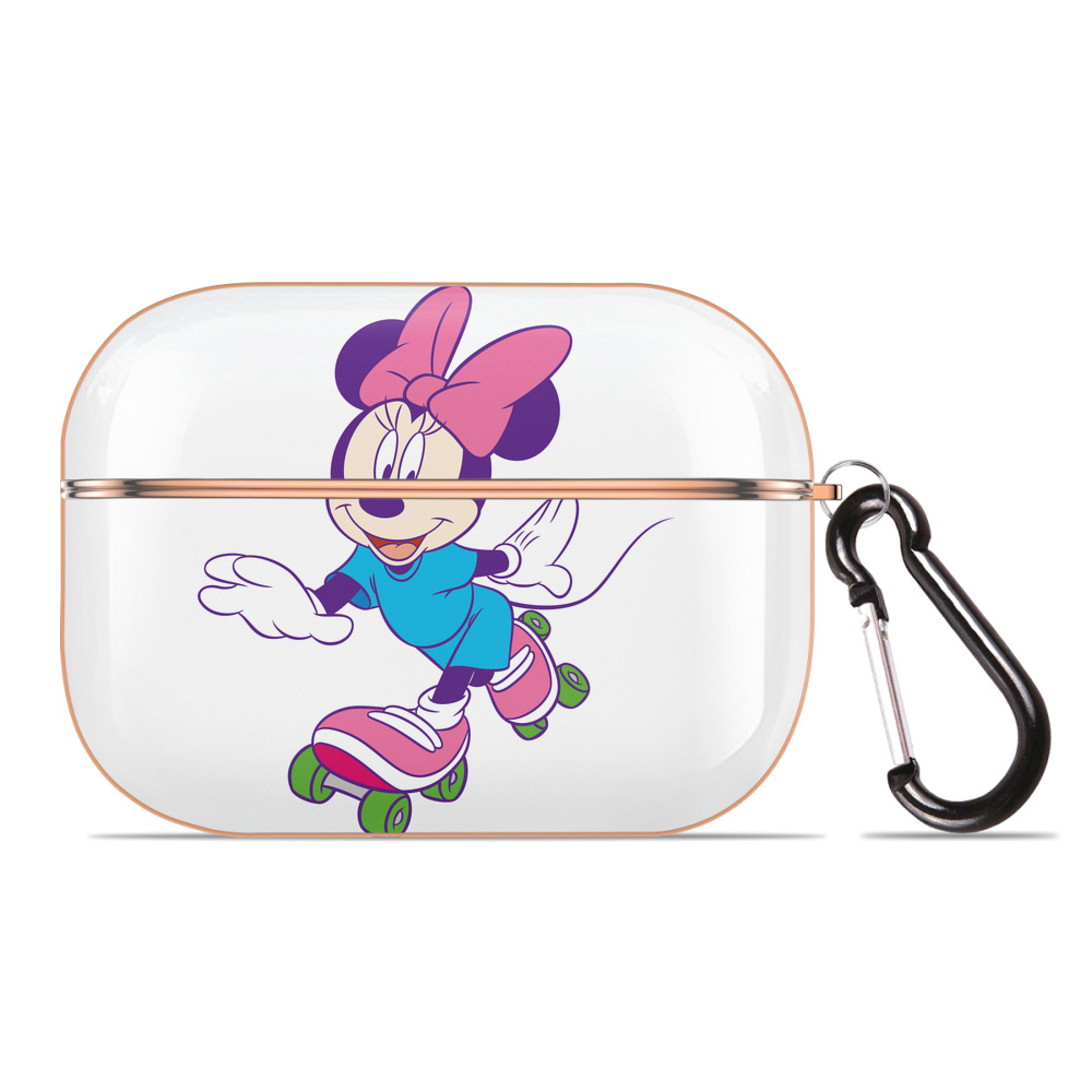 （画像用） ミッキーマウス Mickey Mouse 【AirPods Pro用】ハードシェル保護ケース｜耐衝撃・防指紋・カラビナ付き商品仕様