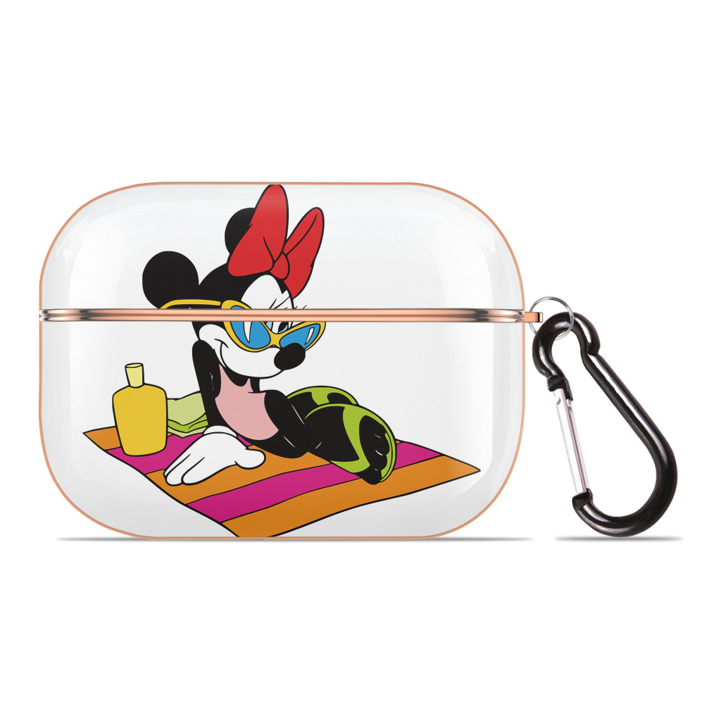 （画像用） ミッキーマウス Mickey Mouse 【AirPods Pro用】ハードシェル保護ケース｜耐衝撃・防指紋・カラビナ付き商品仕様