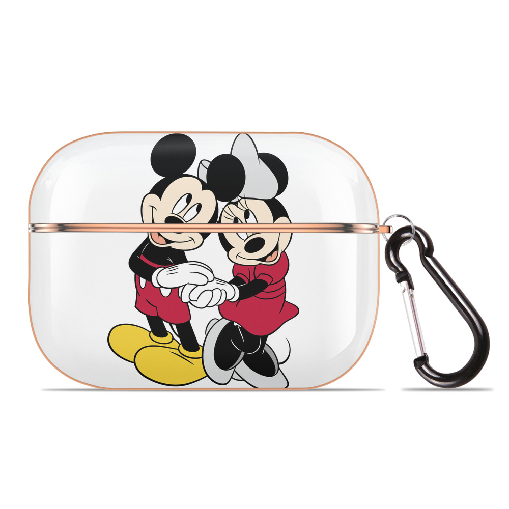 （画像用） ミッキーマウス Mickey Mouse 【AirPods Pro用】ハードシェル保護ケース｜耐衝撃・防指紋・カラビナ付き商品仕様