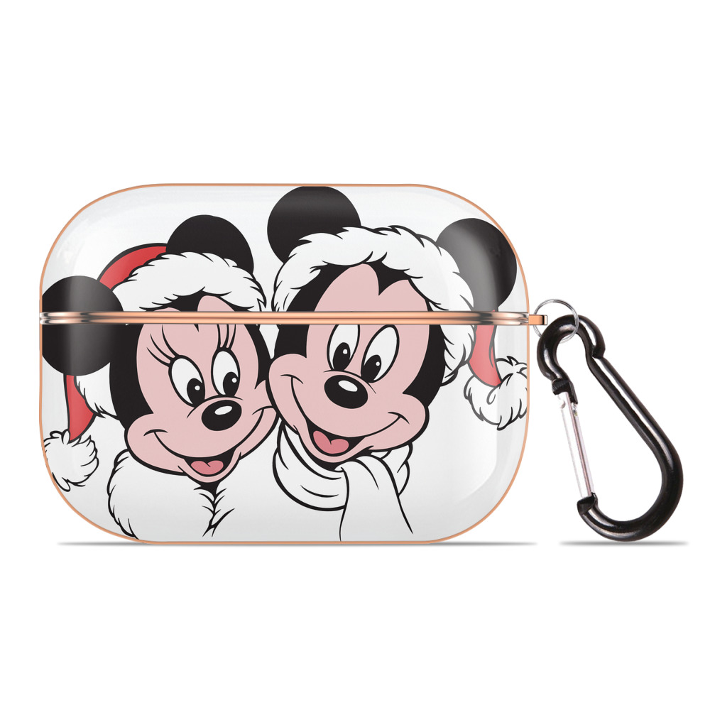 （画像用） ミッキーマウス Mickey Mouse 【AirPods Pro用】ハードシェル保護ケース｜耐衝撃・防指紋・カラビナ付き商品仕様