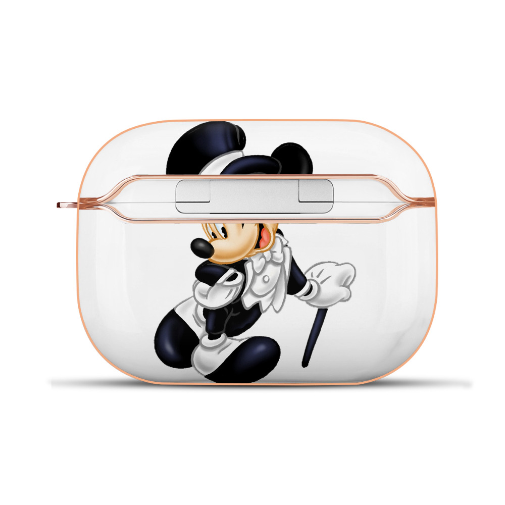 （画像用） ミッキーマウス Mickey Mouse 【AirPods Pro用】ハードシェル保護ケース｜耐衝撃・防指紋・カラビナ付き商品仕様