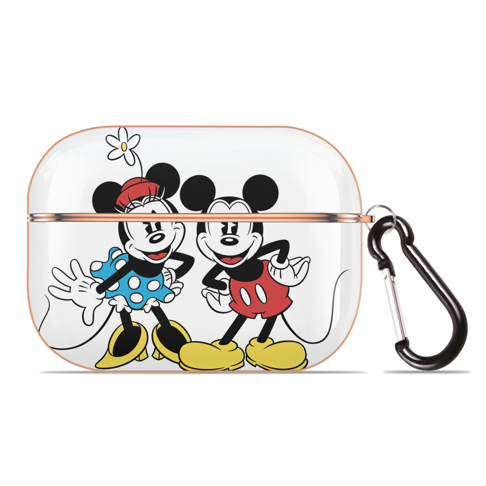 （画像用） ミッキーマウス Mickey Mouse 【AirPods Pro用】ハードシェル保護ケース｜耐衝撃・防指紋・カラビナ付き商品仕様