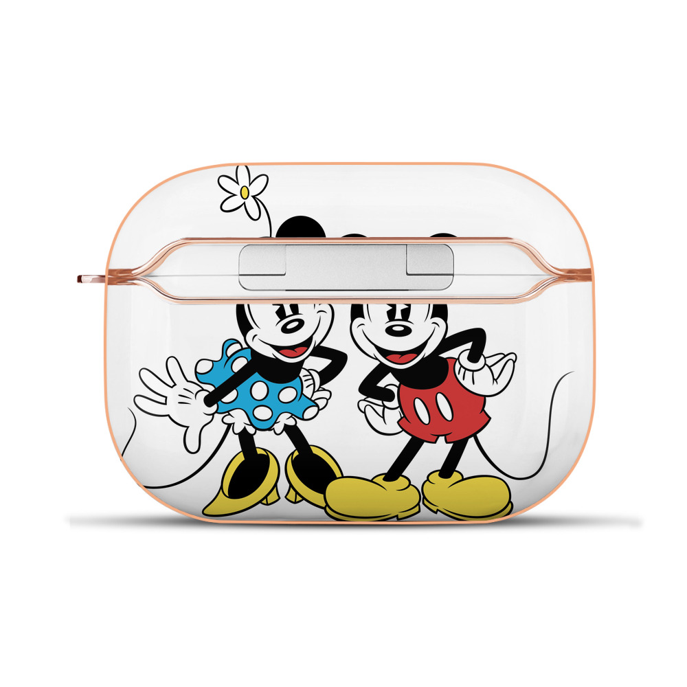 （画像用） ミッキーマウス Mickey Mouse 【AirPods Pro用】ハードシェル保護ケース｜耐衝撃・防指紋・カラビナ付き商品仕様