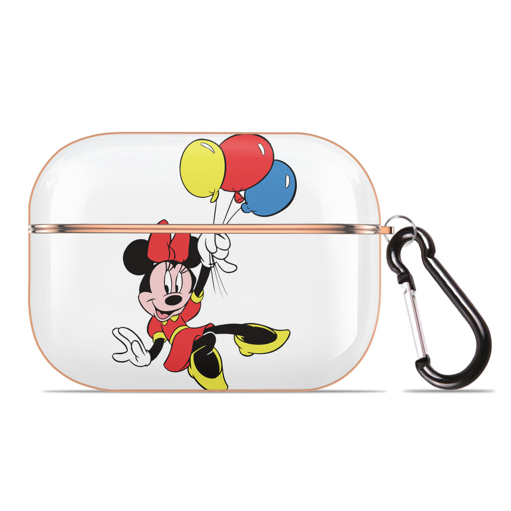 （画像用） ミッキーマウス Mickey Mouse 【AirPods Pro用】ハードシェル保護ケース｜耐衝撃・防指紋・カラビナ付き商品仕様