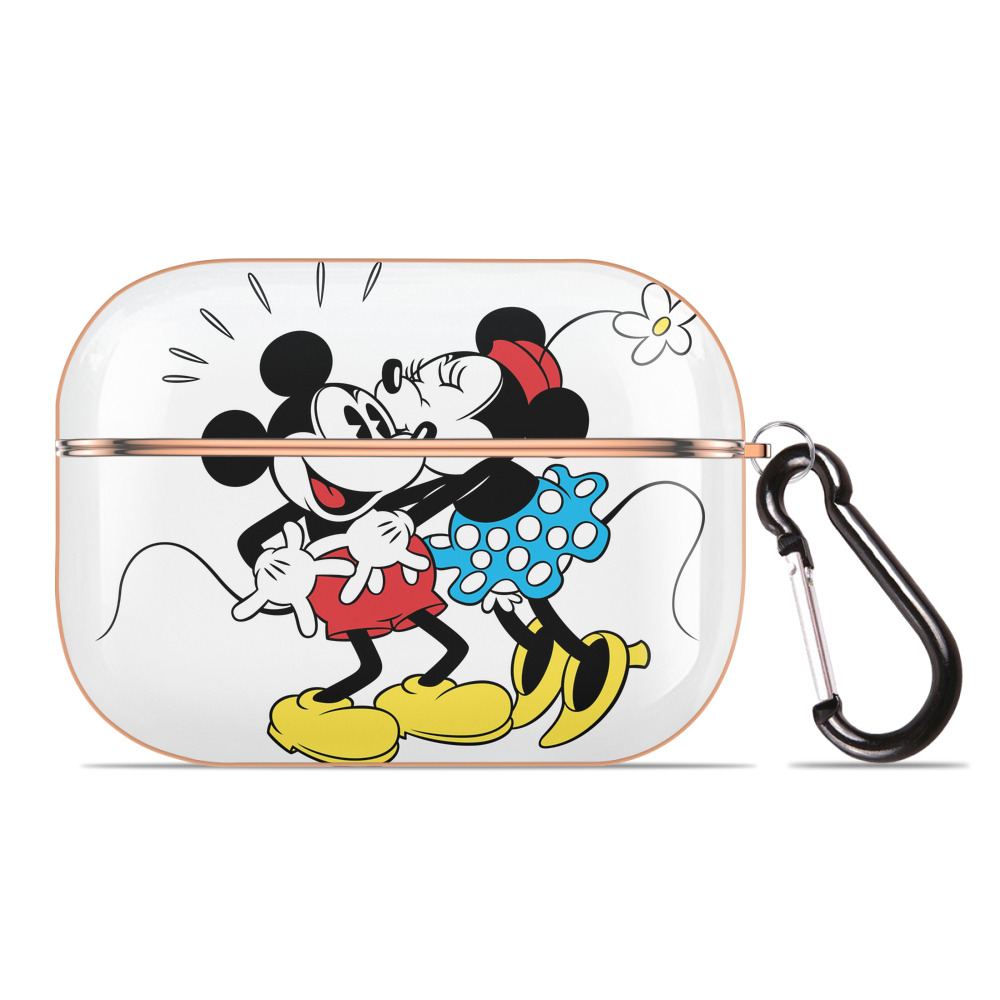 （画像用） ミッキーマウス Mickey Mouse 【AirPods Pro用】ハードシェル保護ケース｜耐衝撃・防指紋・カラビナ付き商品仕様