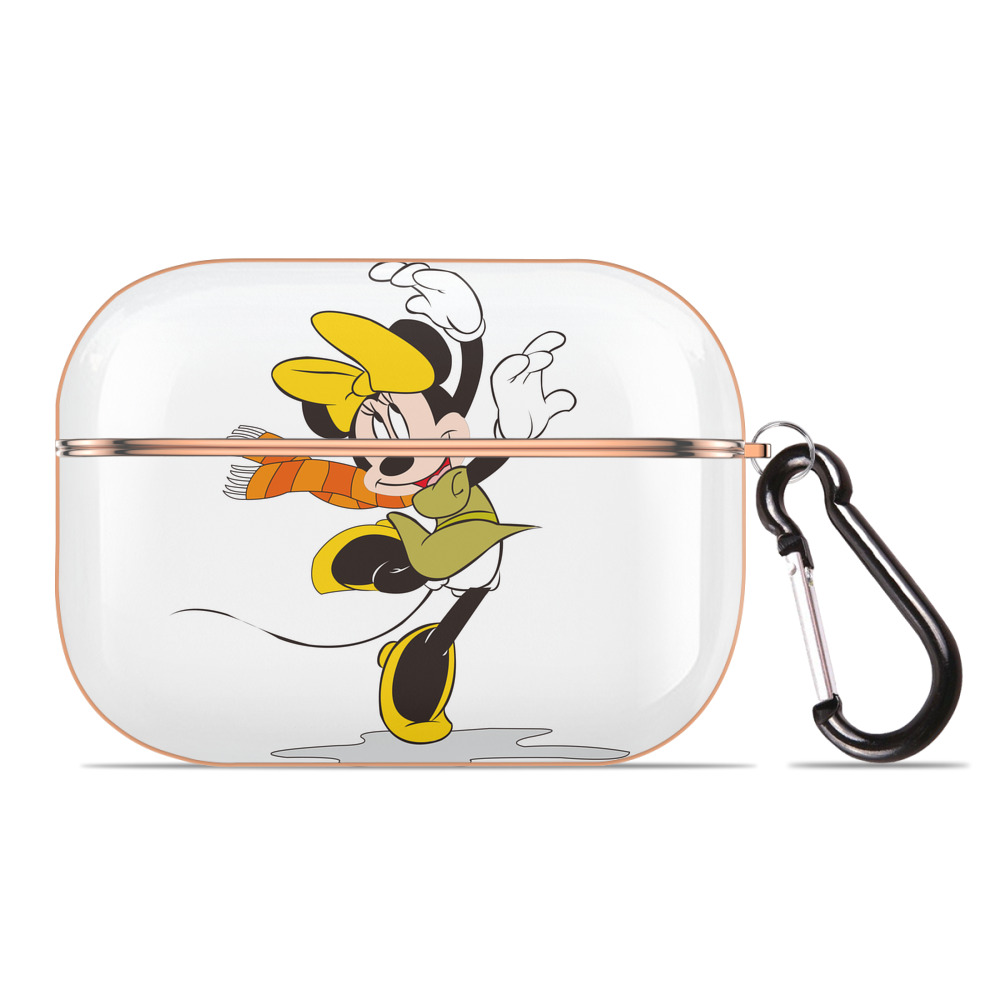 （画像用） ミッキーマウス Mickey Mouse 【AirPods Pro用】ハードシェル保護ケース｜耐衝撃・防指紋・カラビナ付き商品仕様