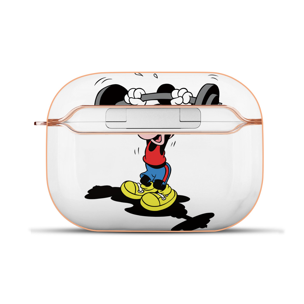 （画像用） ミッキーマウス Mickey Mouse 【AirPods Pro用】ハードシェル保護ケース｜耐衝撃・防指紋・カラビナ付き商品仕様