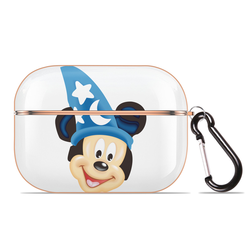 （画像用） ミッキーマウス Mickey Mouse 【AirPods Pro用】ハードシェル保護ケース｜耐衝撃・防指紋・カラビナ付き商品仕様