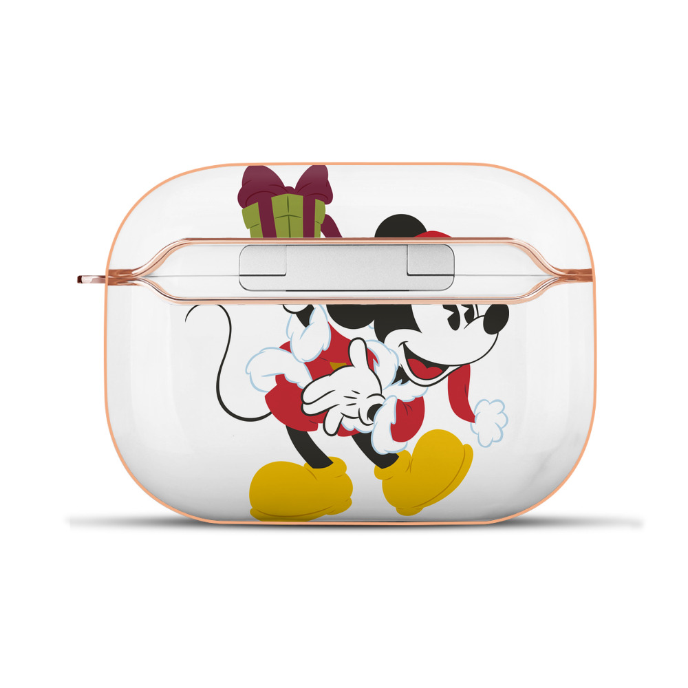 （画像用） ミッキーマウス Mickey Mouse 【AirPods Pro用】ハードシェル保護ケース｜耐衝撃・防指紋・カラビナ付き商品仕様