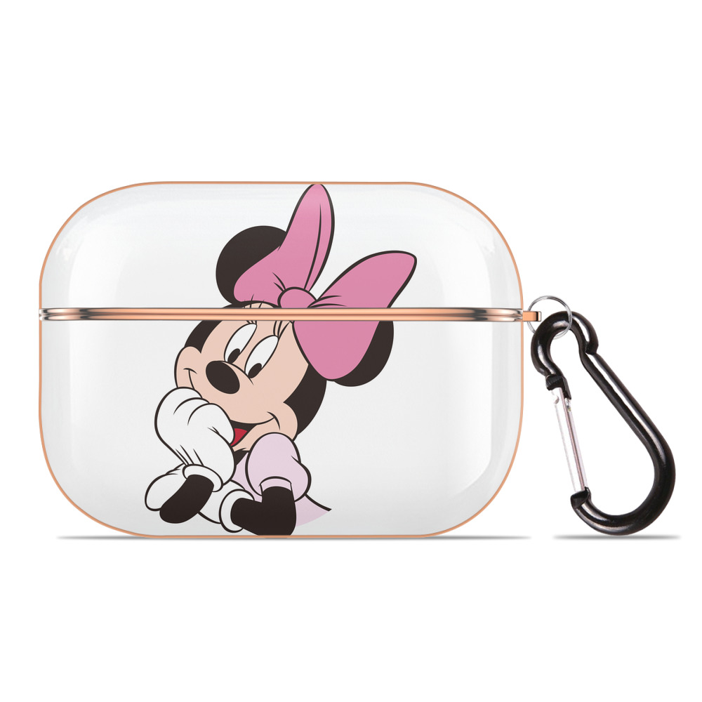 （画像用） ミッキーマウス Mickey Mouse 【AirPods Pro用】ハードシェル保護ケース｜耐衝撃・防指紋・カラビナ付き商品仕様