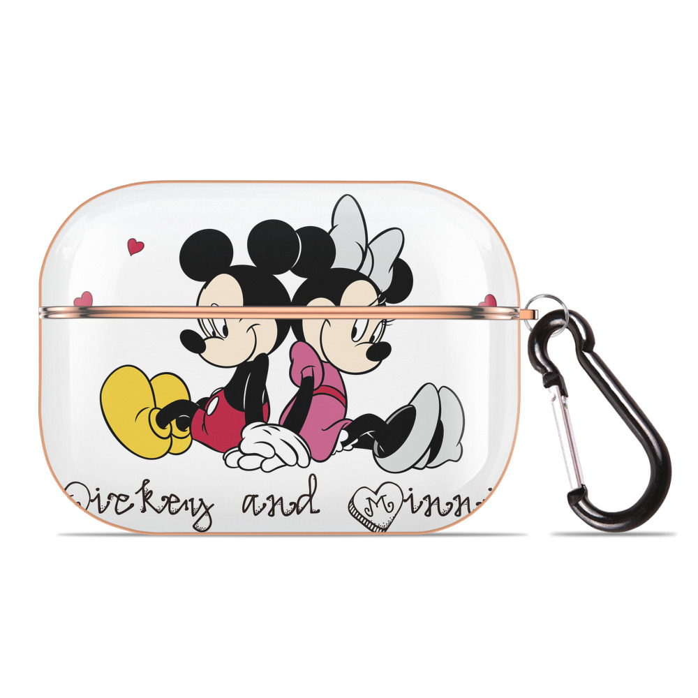 （画像用） ミッキーマウス Mickey Mouse 【AirPods Pro用】ハードシェル保護ケース｜耐衝撃・防指紋・カラビナ付き商品仕様