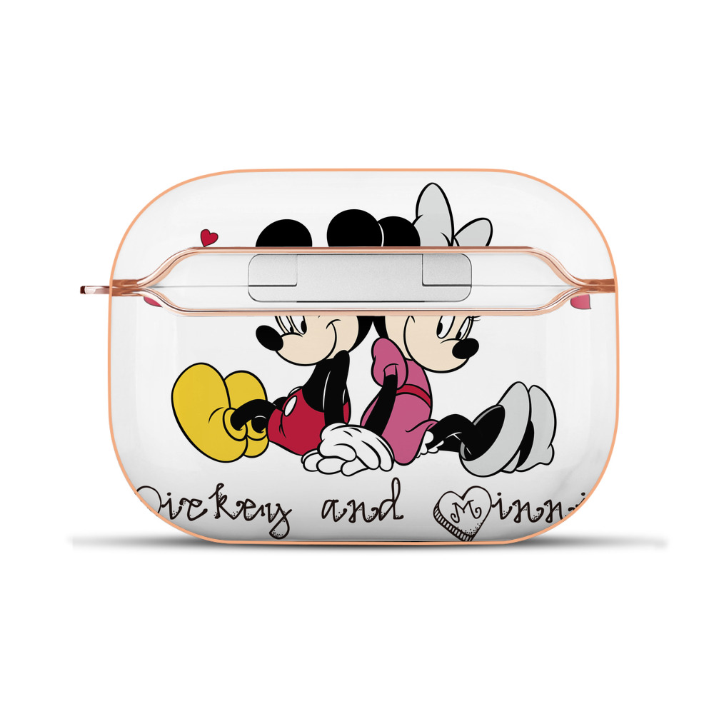 （画像用） ミッキーマウス Mickey Mouse 【AirPods Pro用】ハードシェル保護ケース｜耐衝撃・防指紋・カラビナ付き商品仕様