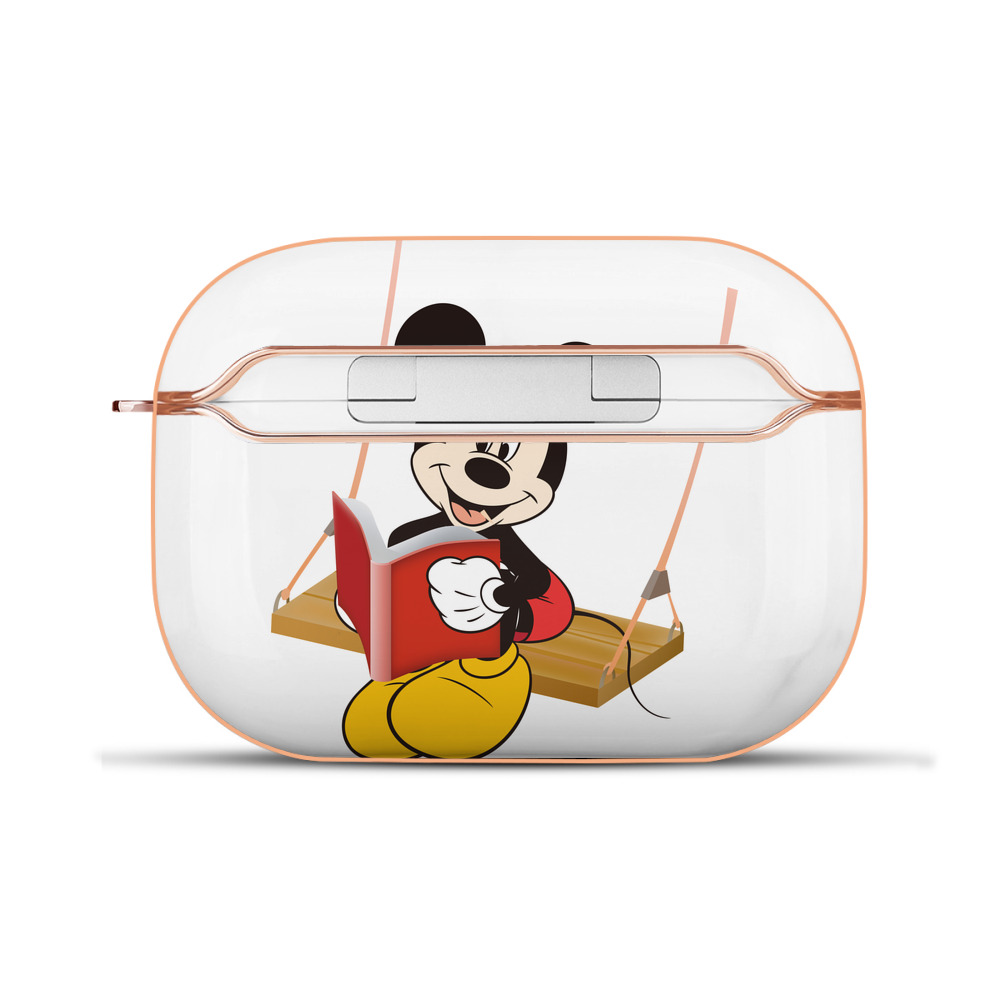 （画像用） ミッキーマウス Mickey Mouse 【AirPods Pro用】ハードシェル保護ケース｜耐衝撃・防指紋・カラビナ付き商品仕様