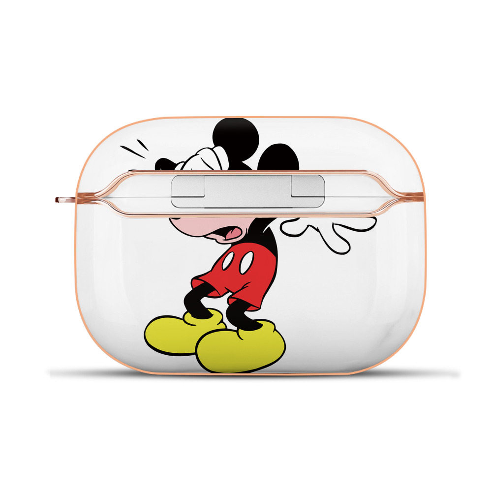 （画像用） ミッキーマウス Mickey Mouse 【AirPods Pro用】ハードシェル保護ケース｜耐衝撃・防指紋・カラビナ付き商品仕様