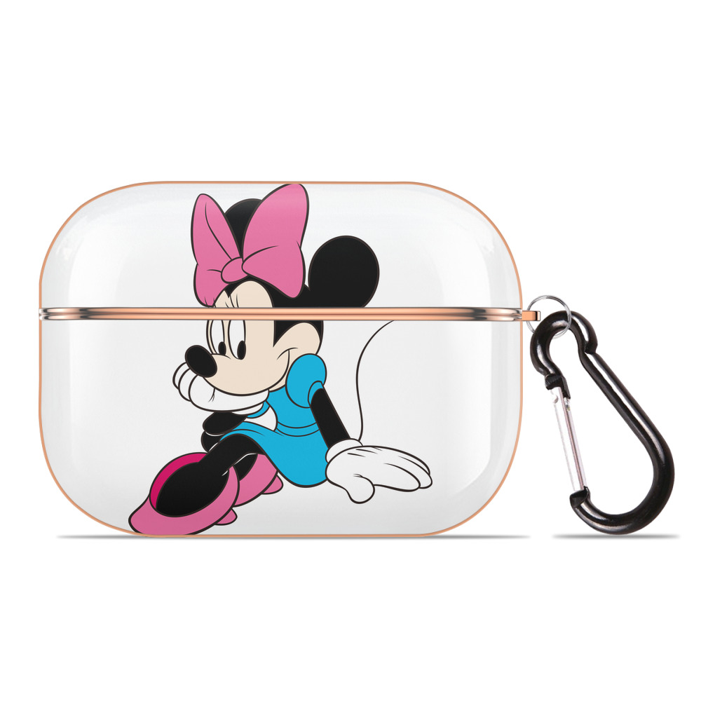 （画像用） ミッキーマウス Mickey Mouse 【AirPods Pro用】ハードシェル保護ケース｜耐衝撃・防指紋・カラビナ付き商品仕様