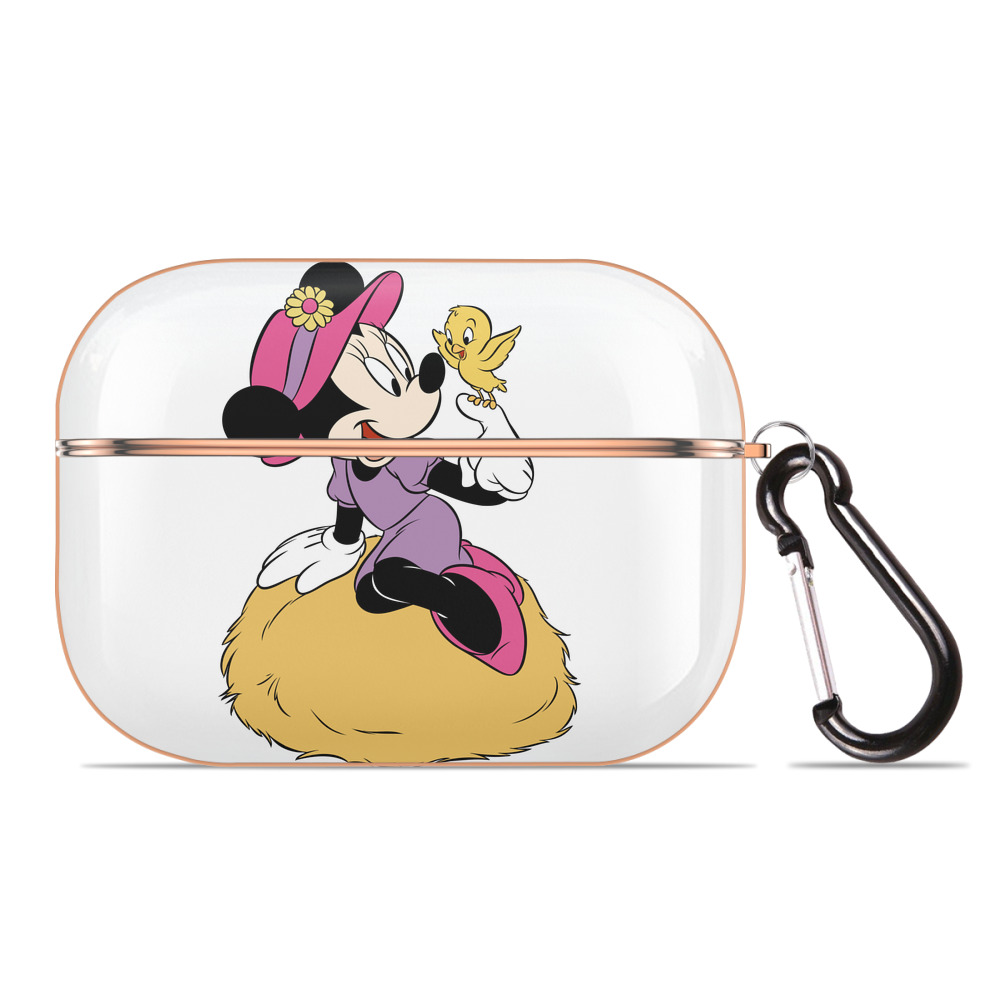 （画像用） ミッキーマウス Mickey Mouse 【AirPods Pro用】ハードシェル保護ケース｜耐衝撃・防指紋・カラビナ付き商品仕様