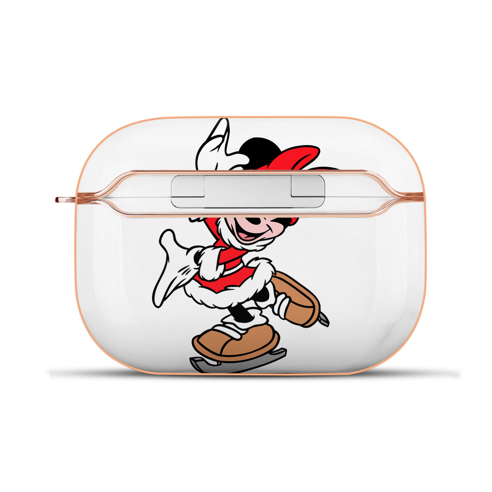 （画像用） ミッキーマウス Mickey Mouse 【AirPods Pro用】ハードシェル保護ケース｜耐衝撃・防指紋・カラビナ付き商品仕様