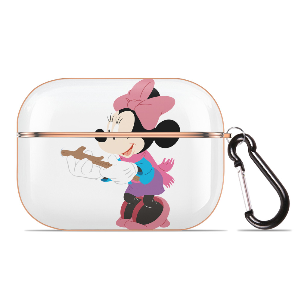 （画像用） ミッキーマウス Mickey Mouse 【AirPods Pro用】ハードシェル保護ケース｜耐衝撃・防指紋・カラビナ付き商品仕様