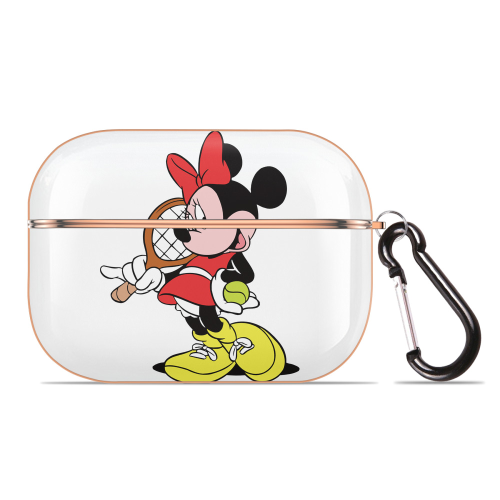 （画像用） ミッキーマウス Mickey Mouse 【AirPods Pro用】ハードシェル保護ケース｜耐衝撃・防指紋・カラビナ付き商品仕様