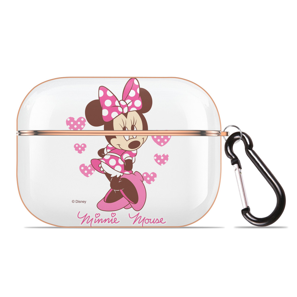 （画像用） ミッキーマウス Mickey Mouse 【AirPods Pro用】ハードシェル保護ケース｜耐衝撃・防指紋・カラビナ付き商品仕様