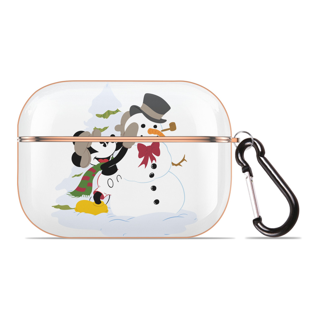 （画像用） ミッキーマウス Mickey Mouse 【AirPods Pro用】ハードシェル保護ケース｜耐衝撃・防指紋・カラビナ付き商品仕様