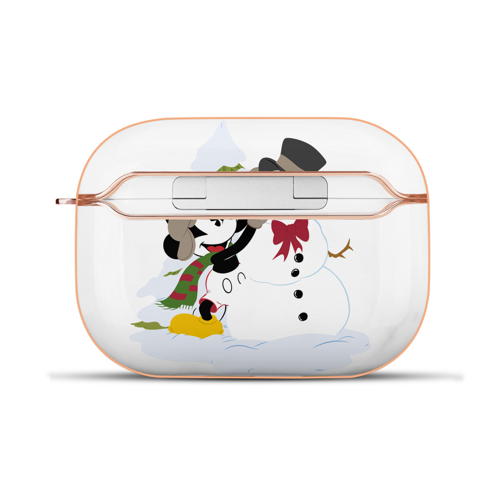 （画像用） ミッキーマウス Mickey Mouse 【AirPods Pro用】ハードシェル保護ケース｜耐衝撃・防指紋・カラビナ付き商品仕様