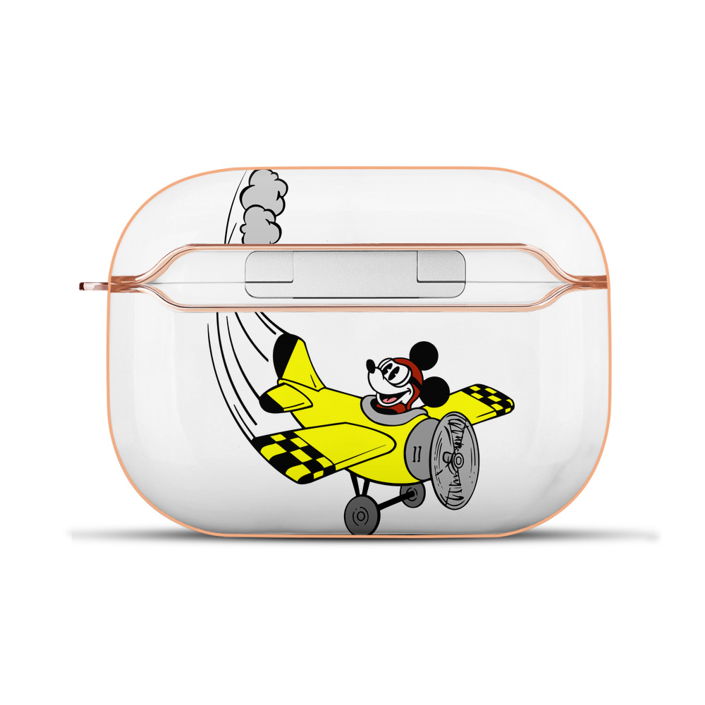 （画像用） ミッキーマウス Mickey Mouse 【AirPods Pro用】ハードシェル保護ケース｜耐衝撃・防指紋・カラビナ付き商品仕様