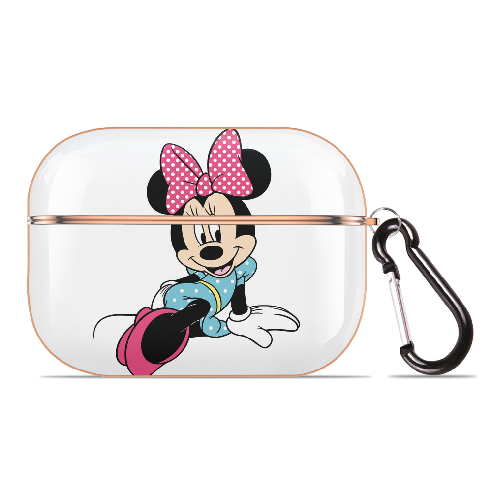 （画像用） ミッキーマウス Mickey Mouse 【AirPods Pro用】ハードシェル保護ケース｜耐衝撃・防指紋・カラビナ付き商品仕様