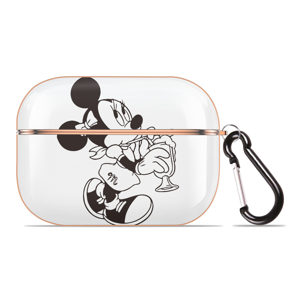 （画像用） ミッキーマウス Mickey Mouse 【AirPods Pro用】ハードシェル保護ケース｜耐衝撃・防指紋・カラビナ付き商品仕様