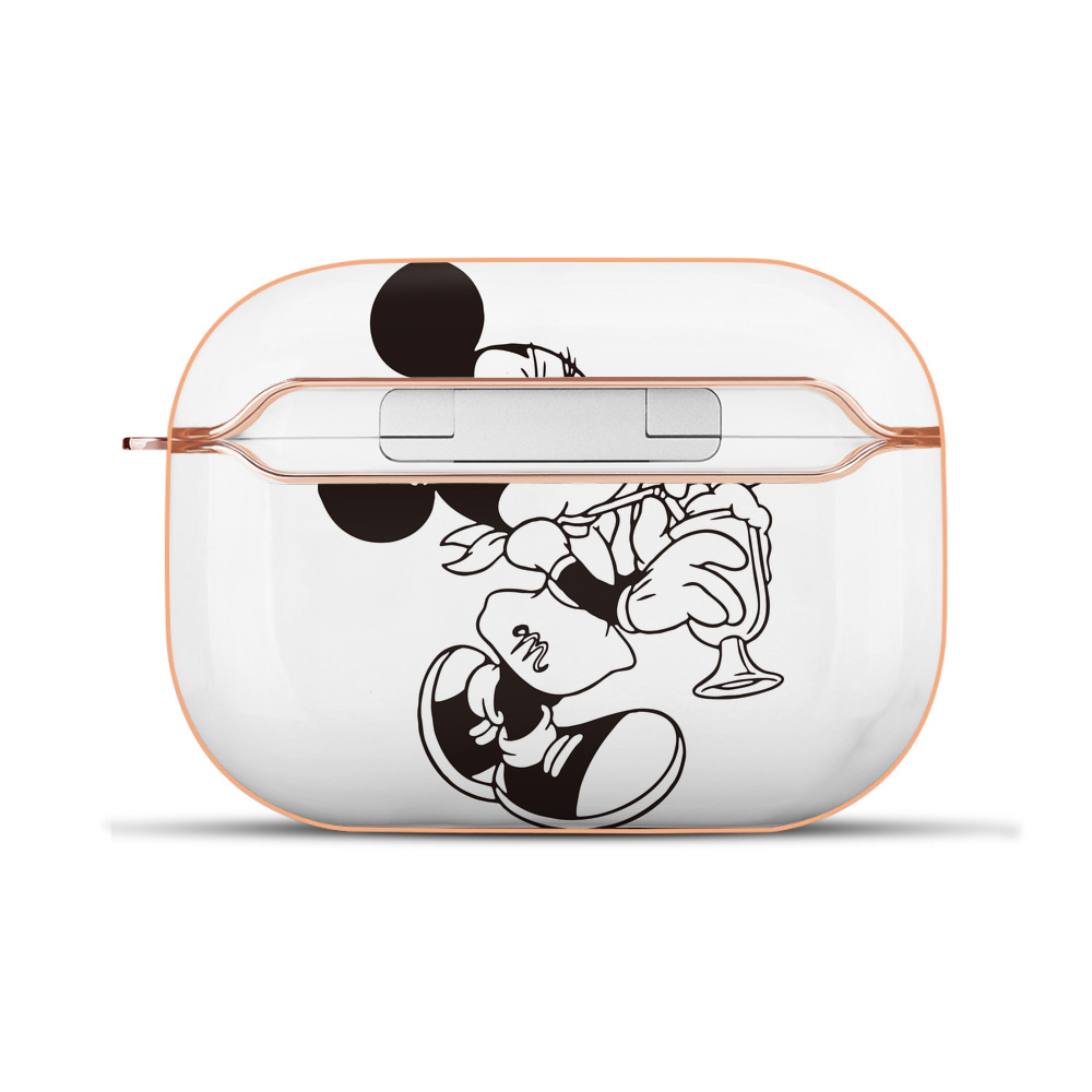 （画像用） ミッキーマウス Mickey Mouse 【AirPods Pro用】ハードシェル保護ケース｜耐衝撃・防指紋・カラビナ付き商品仕様