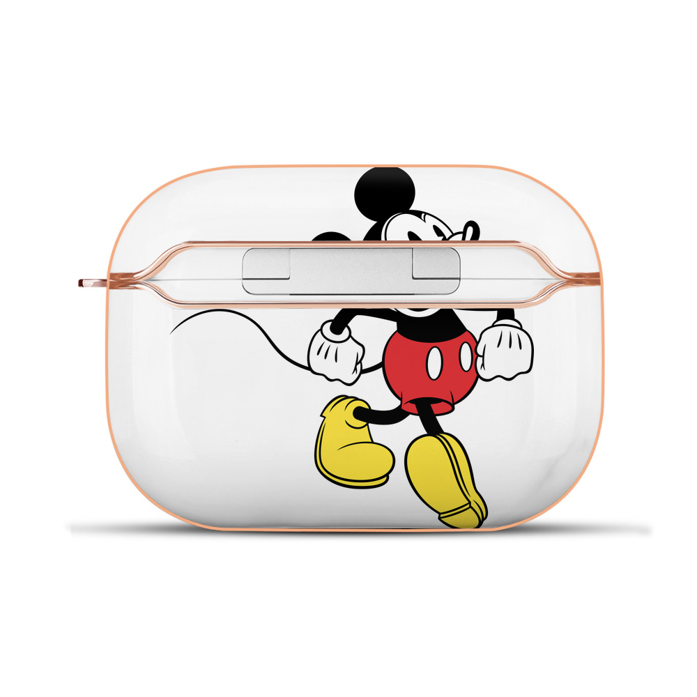 （画像用） ミッキーマウス Mickey Mouse 【AirPods Pro用】ハードシェル保護ケース｜耐衝撃・防指紋・カラビナ付き商品仕様