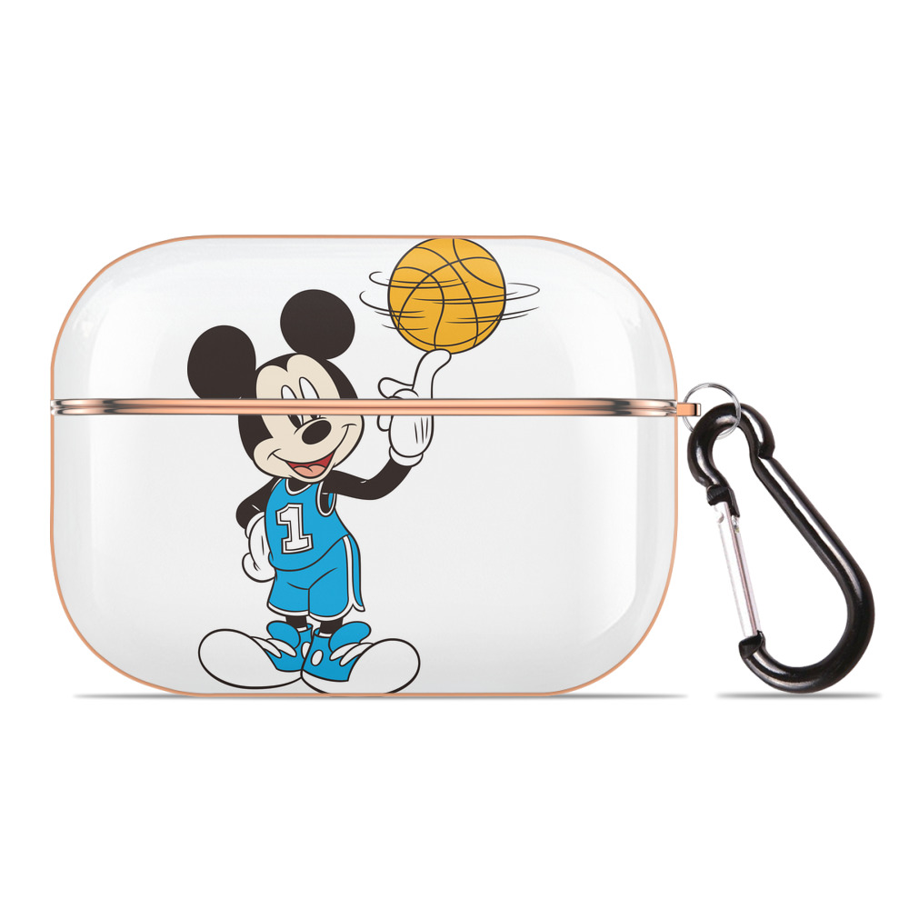 （画像用） ミッキーマウス Mickey Mouse 【AirPods Pro用】ハードシェル保護ケース｜耐衝撃・防指紋・カラビナ付き商品仕様