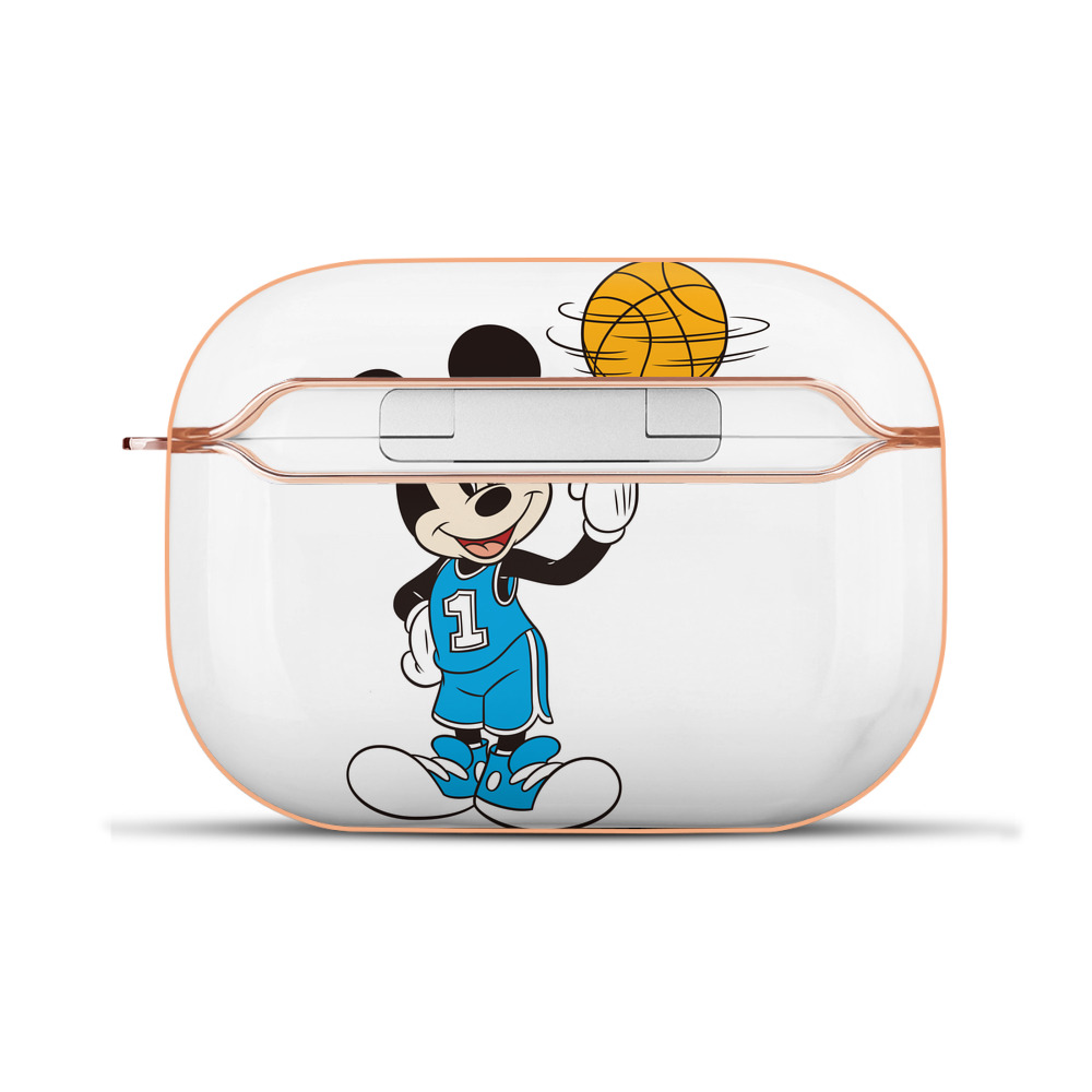 （画像用） ミッキーマウス Mickey Mouse 【AirPods Pro用】ハードシェル保護ケース｜耐衝撃・防指紋・カラビナ付き商品仕様
