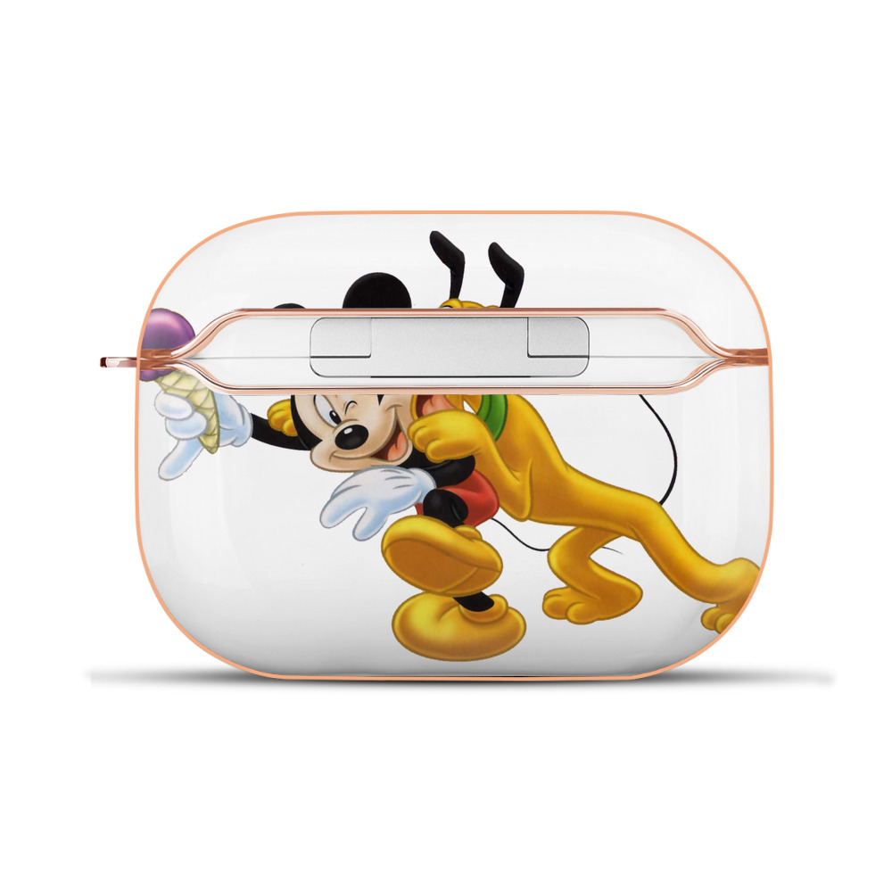 （画像用） ミッキーマウス Mickey Mouse 【AirPods Pro用】ハードシェル保護ケース｜耐衝撃・防指紋・カラビナ付き商品仕様