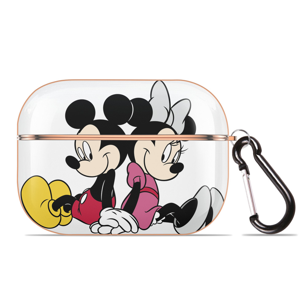 （画像用） ミッキーマウス Mickey Mouse 【AirPods Pro用】ハードシェル保護ケース｜耐衝撃・防指紋・カラビナ付き商品仕様