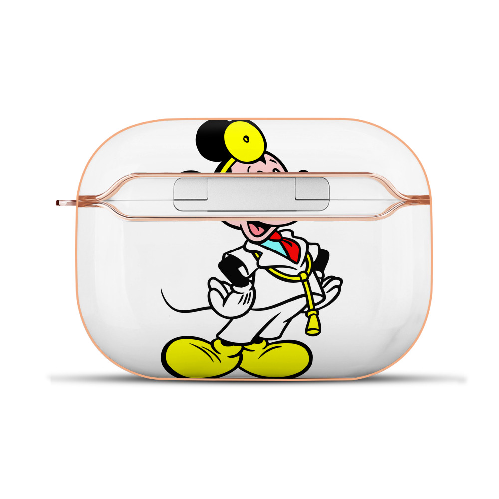 （画像用） ミッキーマウス Mickey Mouse 【AirPods Pro用】ハードシェル保護ケース｜耐衝撃・防指紋・カラビナ付き商品仕様