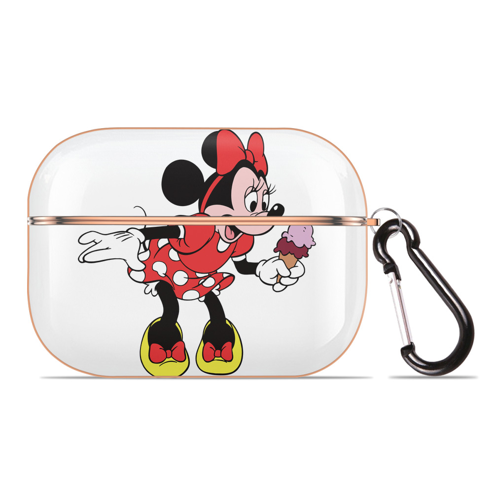 （画像用） ミッキーマウス Mickey Mouse 【AirPods Pro用】ハードシェル保護ケース｜耐衝撃・防指紋・カラビナ付き商品仕様