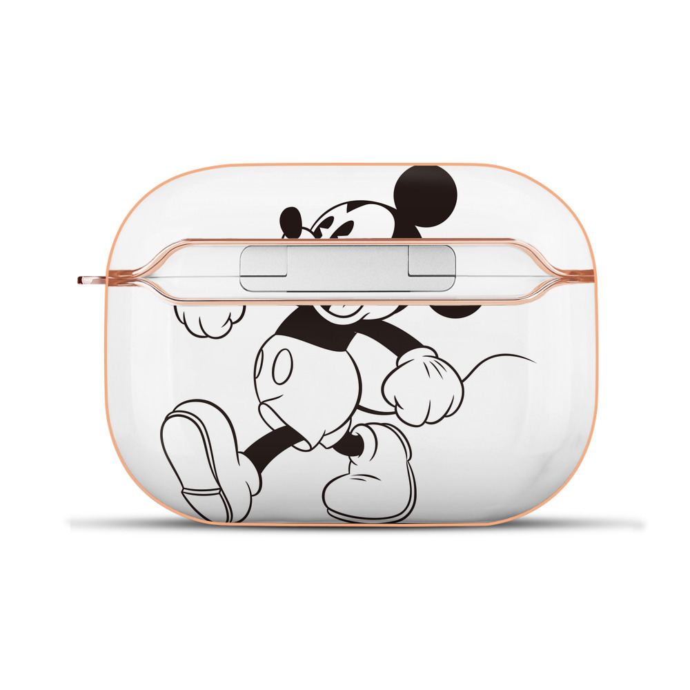 （画像用） ミッキーマウス Mickey Mouse 【AirPods Pro用】ハードシェル保護ケース｜耐衝撃・防指紋・カラビナ付き商品仕様
