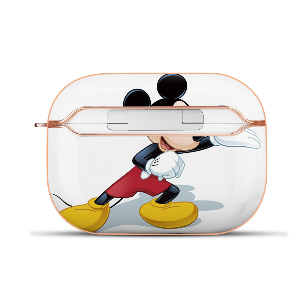 （画像用） ミッキーマウス Mickey Mouse 【AirPods Pro用】ハードシェル保護ケース｜耐衝撃・防指紋・カラビナ付き商品仕様