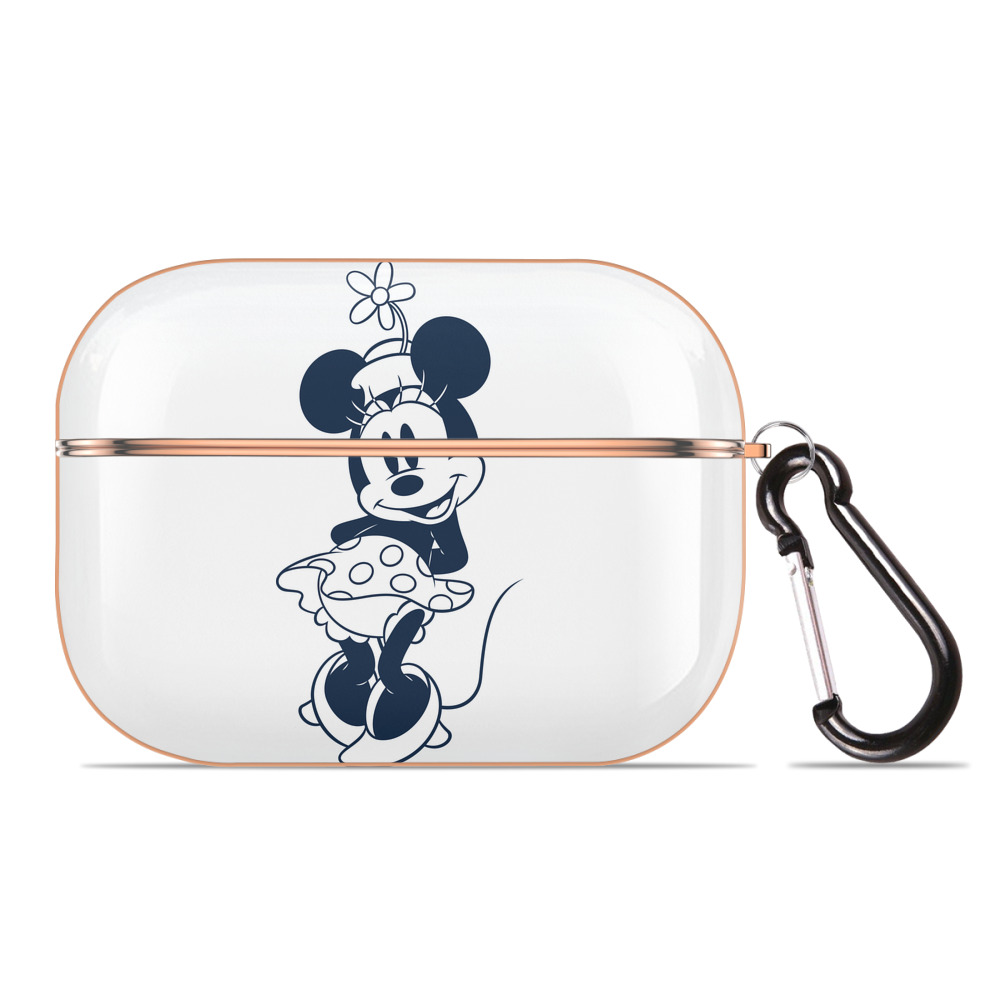 （画像用） ミッキーマウス Mickey Mouse 【AirPods Pro用】ハードシェル保護ケース｜耐衝撃・防指紋・カラビナ付き商品仕様