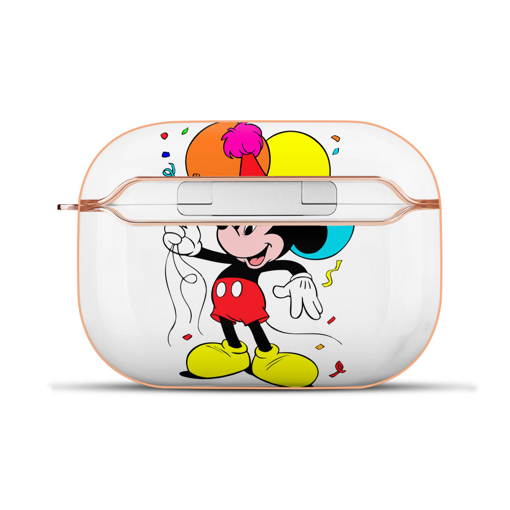 （画像用） ミッキーマウス Mickey Mouse 【AirPods Pro用】ハードシェル保護ケース｜耐衝撃・防指紋・カラビナ付き商品仕様