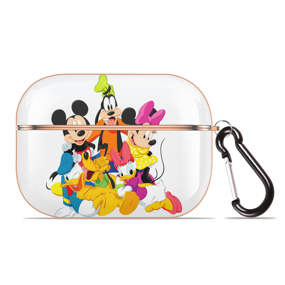（画像用） ミッキーマウス Mickey Mouse 【AirPods Pro用】ハードシェル保護ケース｜耐衝撃・防指紋・カラビナ付き商品仕様