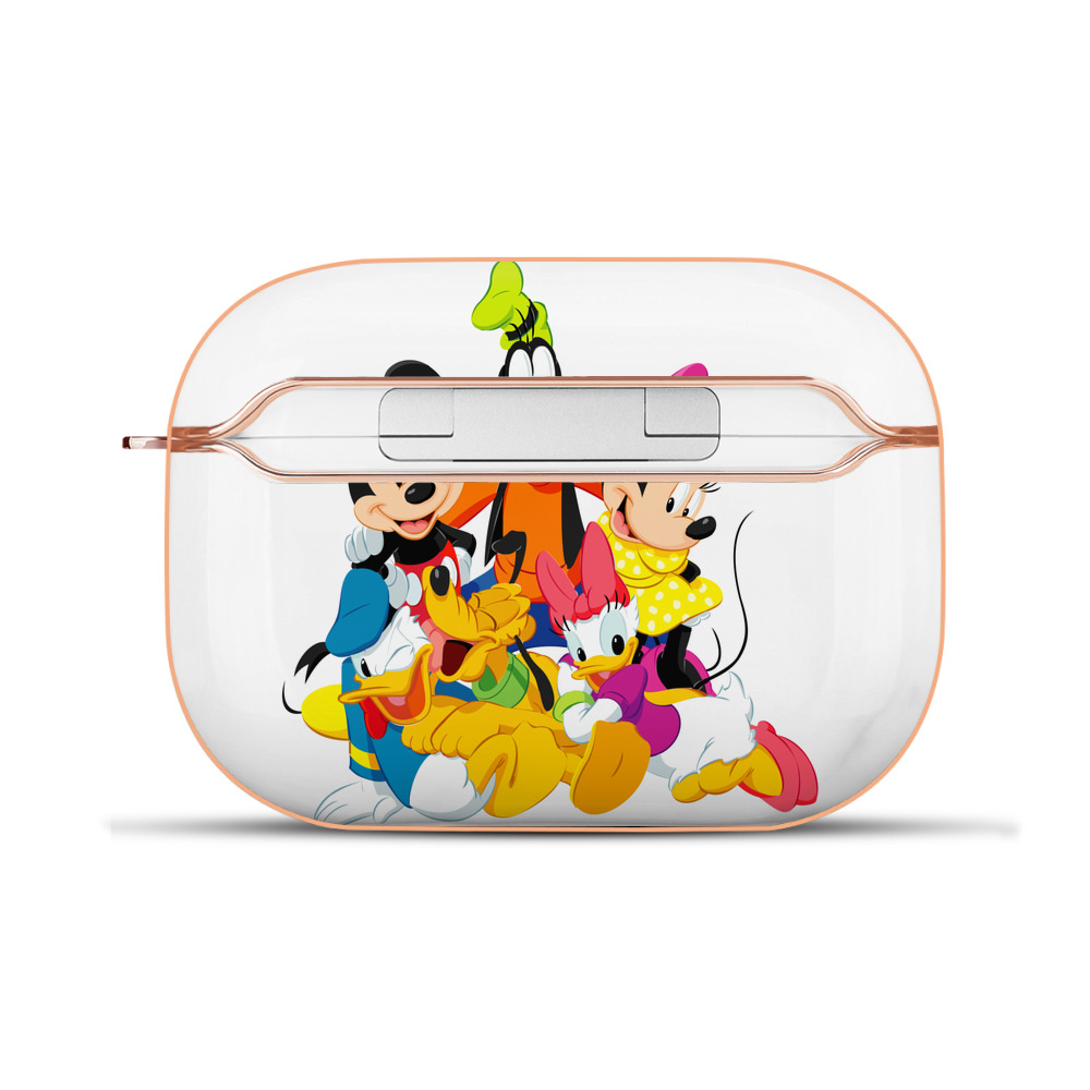 （画像用） ミッキーマウス Mickey Mouse 【AirPods Pro用】ハードシェル保護ケース｜耐衝撃・防指紋・カラビナ付き商品仕様