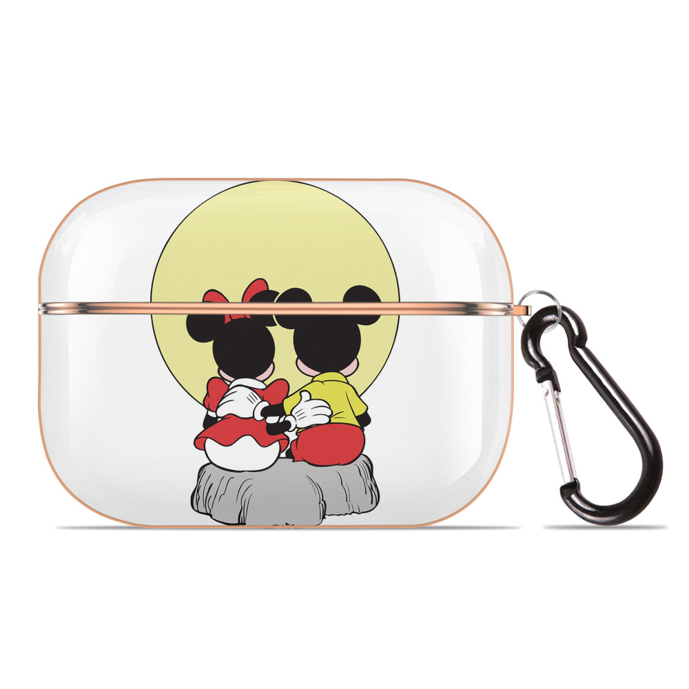 （画像用） ミッキーマウス Mickey Mouse 【AirPods Pro用】ハードシェル保護ケース｜耐衝撃・防指紋・カラビナ付き商品仕様