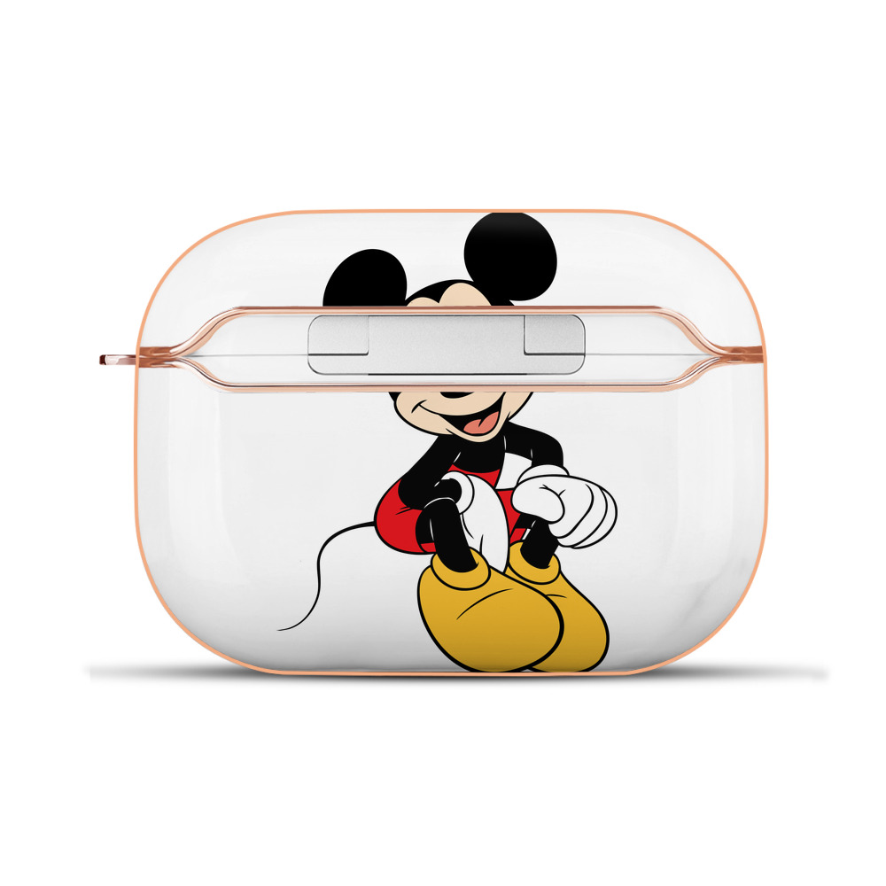 （画像用） ミッキーマウス Mickey Mouse 【AirPods Pro用】ハードシェル保護ケース｜耐衝撃・防指紋・カラビナ付き商品仕様