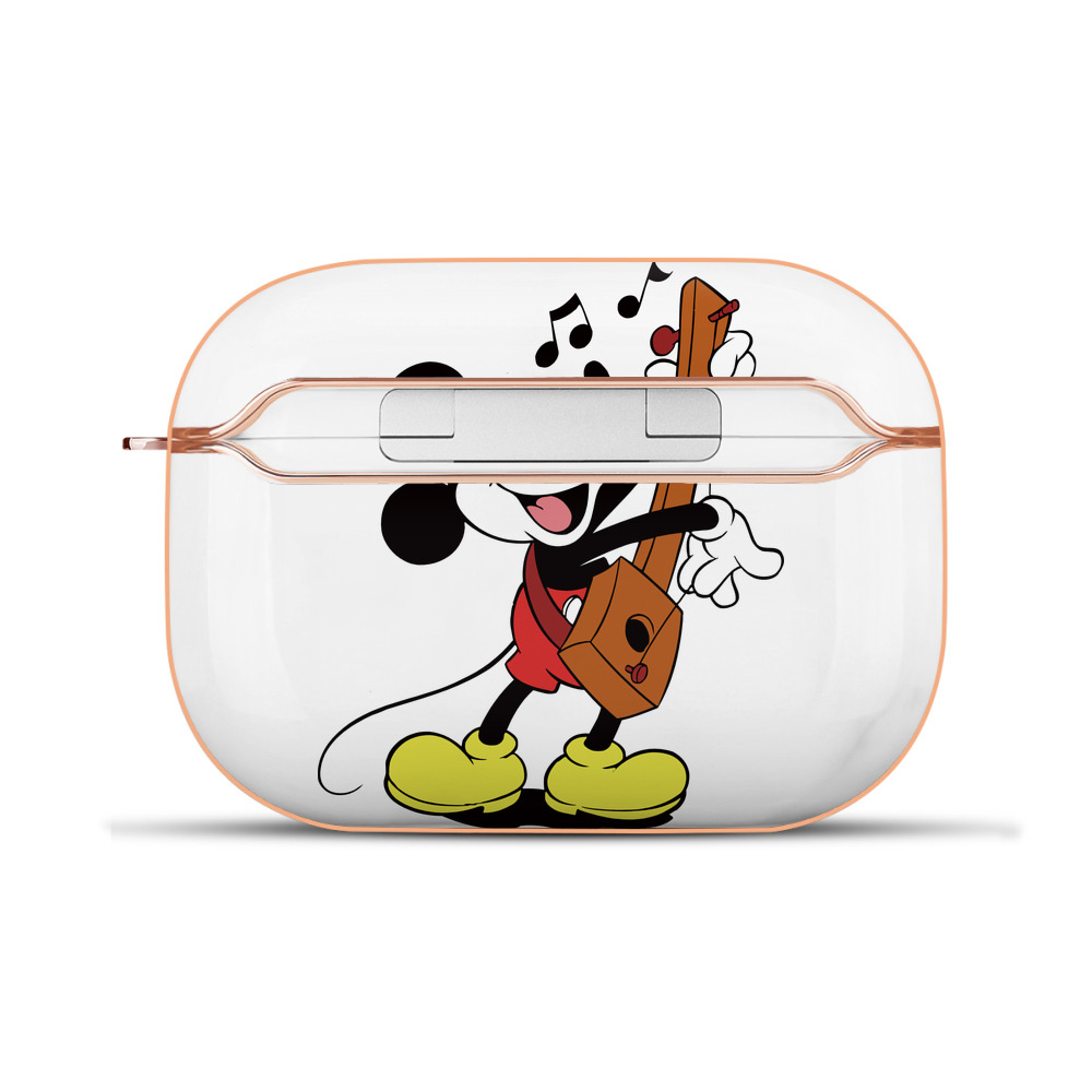 （画像用） ミッキーマウス Mickey Mouse 【AirPods Pro用】ハードシェル保護ケース｜耐衝撃・防指紋・カラビナ付き商品仕様